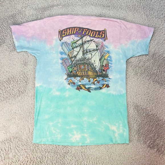 Vintage Grateful Dead Ship of Fools Tie Dye Shirt Mens Size Medium 2001 - Picture 3 of 7